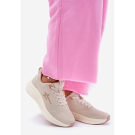 Sneakers sports shoes women's big star rr274a145 hi-Polish beige system 1