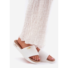 Women's slippers big star rr274a103 white 1