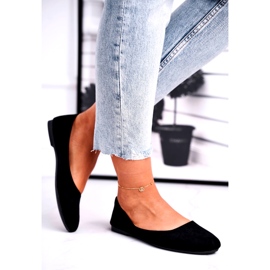 Evento Women's suede ballerinas 9bl02-1031 leather insole black insert 2 Evento Women's suede ballerinas 9bl02-1031 leather insole black insert 2