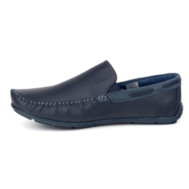 KOMODO Men's leather loafers 920/k/r navy blue 1 KOMODO Men's leather loafers 920/k/r navy blue 1