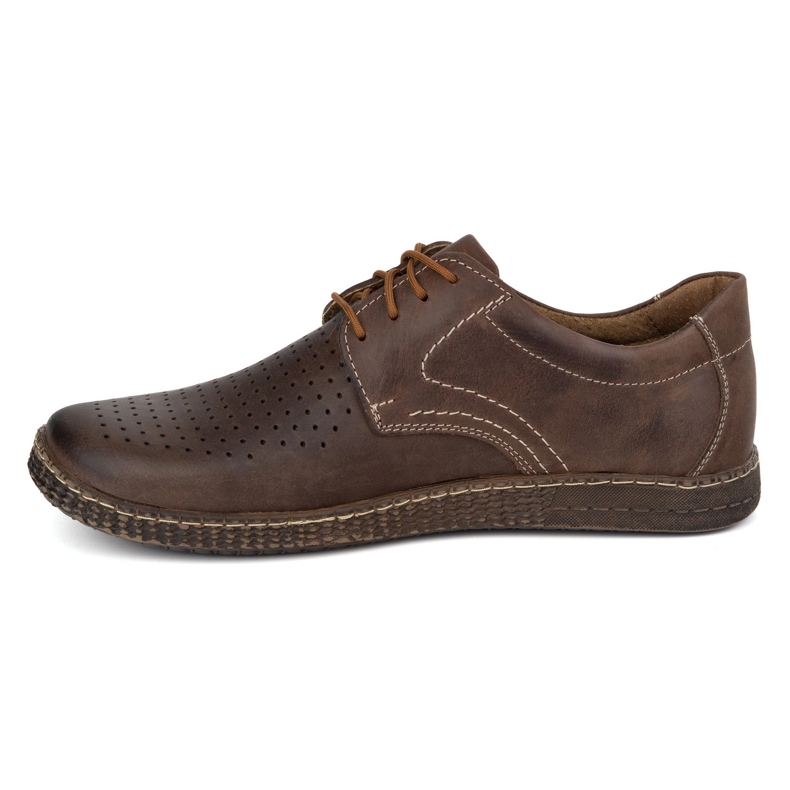 KOMODO Men's leather shoes casual 933/l/2 brown 1 KOMODO Men's leather shoes casual 933/l/2 brown 1