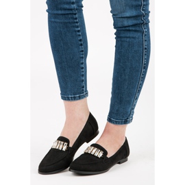 Vices Suede shoes with an ornament black 1