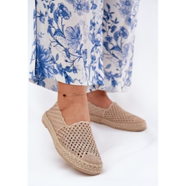 Women's espadrilles with Vinceza 13625 beige braid 2 Women's espadrilles with Vinceza 13625 beige braid 2