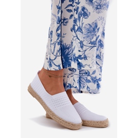 Women's espadrilles with Vinceza braid 13624 white 1