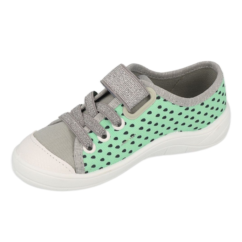 Befado children's sneakers 251X189 green-gray 1