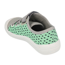 Befado children's sneakers 251X189 green-gray 3