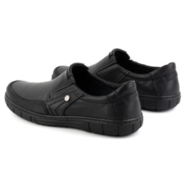 Olivier Men's leather shoes 790MP black 4