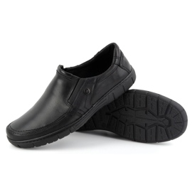 Olivier Men's leather shoes 790MP black 3