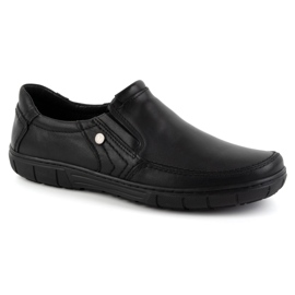 Olivier Men's leather shoes 790MP black 2