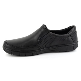 Olivier Men's leather shoes 790MP black 1
