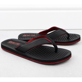 Men's flip flops Fakirki Black Big Star 1