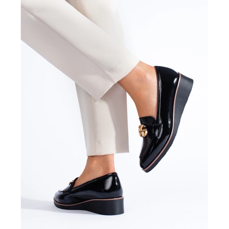 W. Potocki Potocki women's lords with black wedges 2