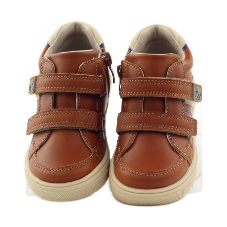 American Club American 703915 leather ankle boots navy blue brown 4 American Club American 703915 leather ankle boots navy blue brown 4