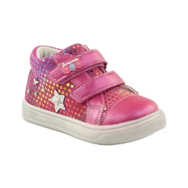 American Club Comfortable sports shoes with the star American 703925 pink 1