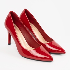 Red classic Sergio Leone heels 1