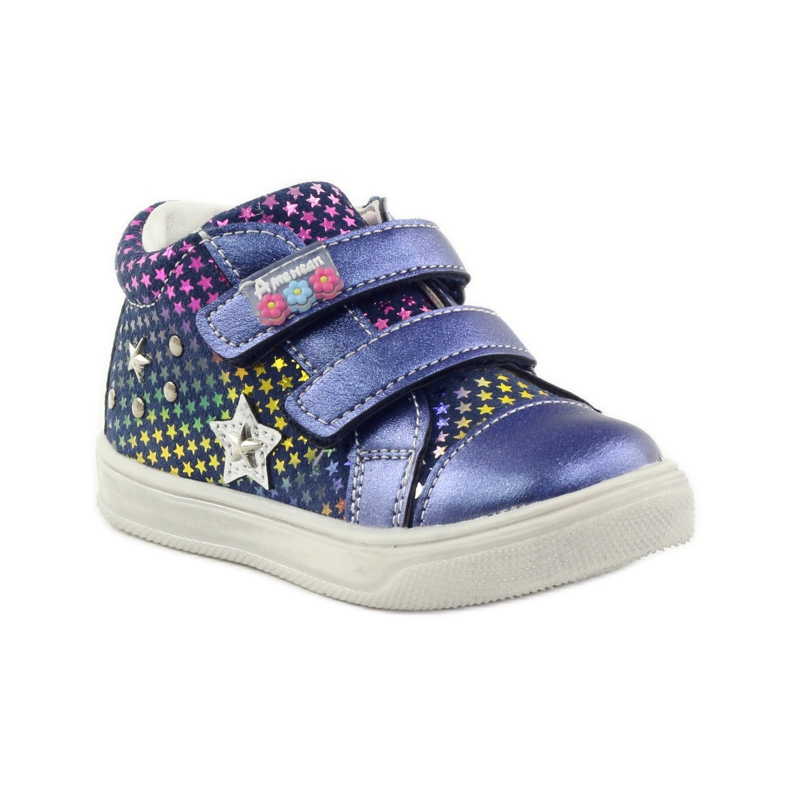 American Club Comfortable sports shoes with the star American 703925 navy blue 1