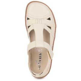 Women's Barefoot Shoes Ultralekkie Olivier 1285 semi -labels for beige 5