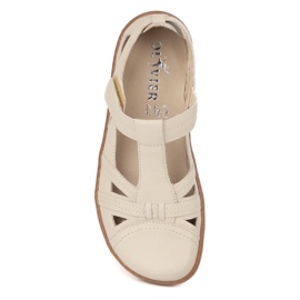 Women's Barefoot Shoes Ultralekkie Olivier 1285 semi -labels for beige 6