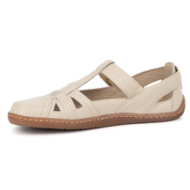Women's Barefoot Shoes Ultralekkie Olivier 1285 semi -labels for beige 7