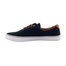 American Club Black sneakers tied 18-65 brown 2