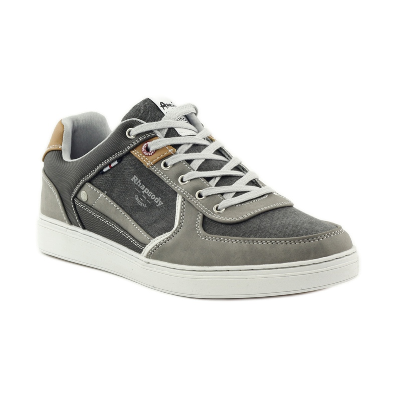 American Club Gray American 703021 gray sports shoes for men brown grey 1 American Club Gray American 703021 gray sports shoes for men brown grey 1