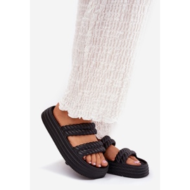 S.Barski Light foam flip flops on the platform S. Barski ZK51-001 black 1 S.Barski Light foam flip flops on the platform S. Barski ZK51-001 black 1