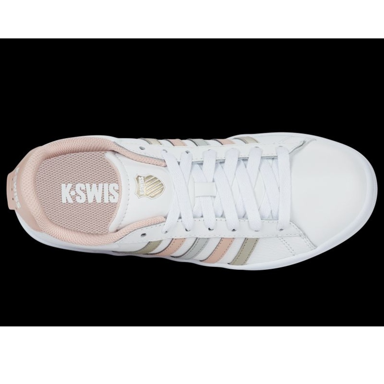 K-Swiss Court Tiebreak II shoes in 94413-192-M white 2