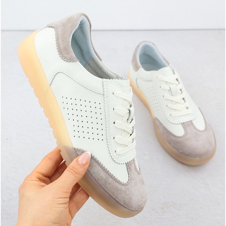 Filippo 6745 leather leather shoes beige 1