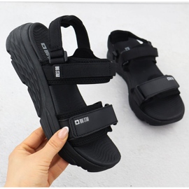Women's Velcro sports sandals Big Star RR274A076 black 1