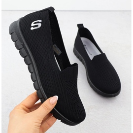 Women's sports shoes slipped black potocki 16327 1