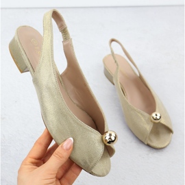 Women's low -heeled Sandals Golden T.Sokolski 136 1