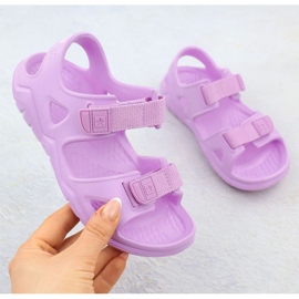 Children's sandals big star rr374516 purple violet 1