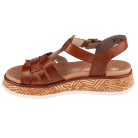 Rieker Sandals sandals W0853-24 brown 1 Rieker Sandals sandals W0853-24 brown 1