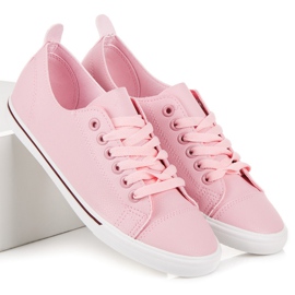 Seastar Pink Tied Sneakers 1