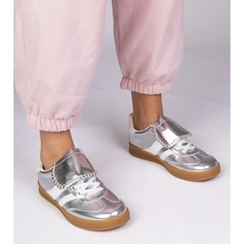 Silver sneakers women's sports sneakers 1 Silver sneakers women's sports sneakers 1