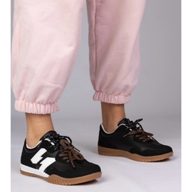 Black sneakers sneakers with colorful laces 1 Black sneakers sneakers with colorful laces 1