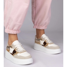 Leopard sneakers with glitter multicolored 1