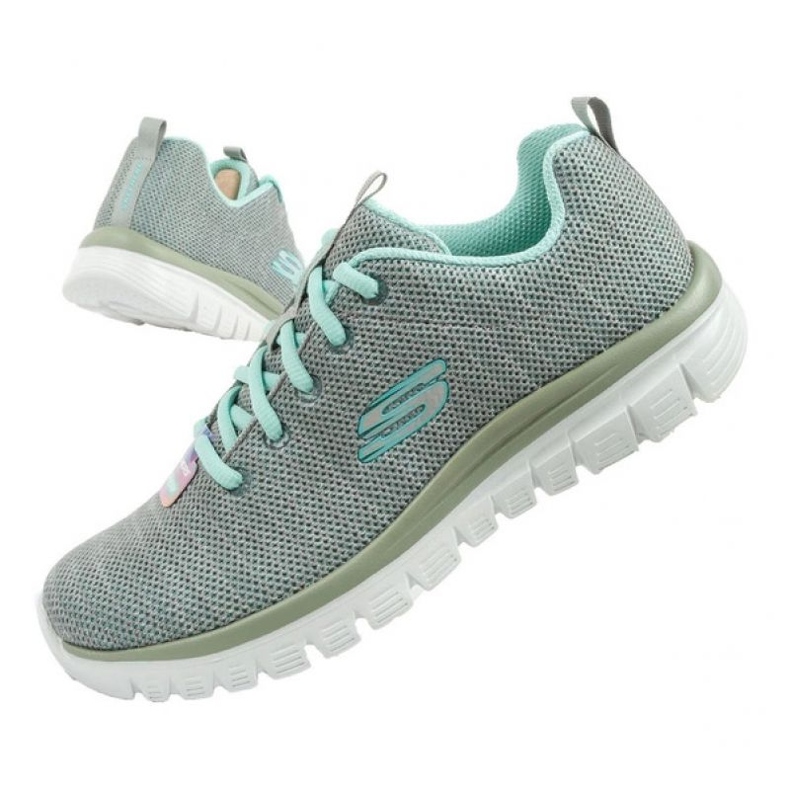 Skechers Graceful Twisted Fortune shoes 12614/Gymn grey 1