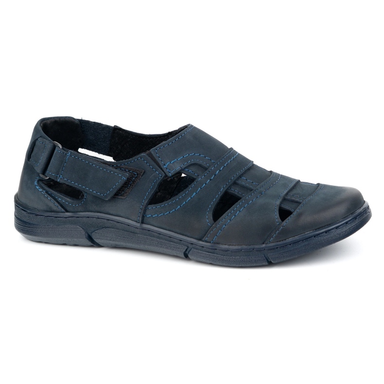 Olivier Men's leather shoes 54kz lightweight navy blue for summer 1 Olivier Men's leather shoes 54kz lightweight navy blue for summer 1