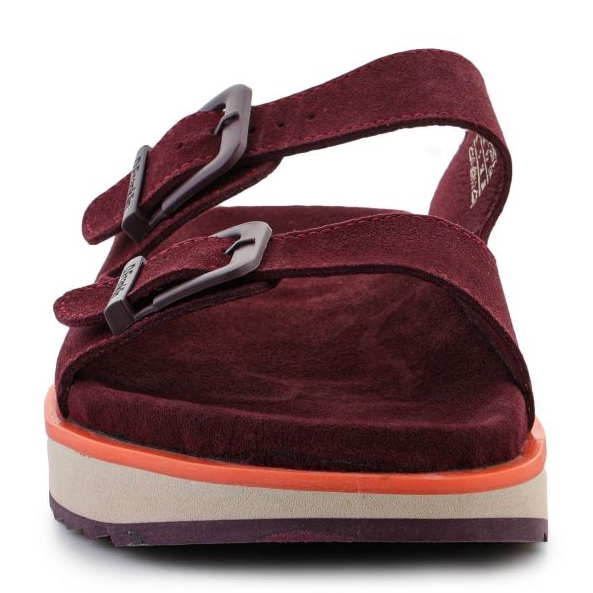 D.Franklin flip flops Nordic Sandal Buckle DFSH405004-Burg red 2