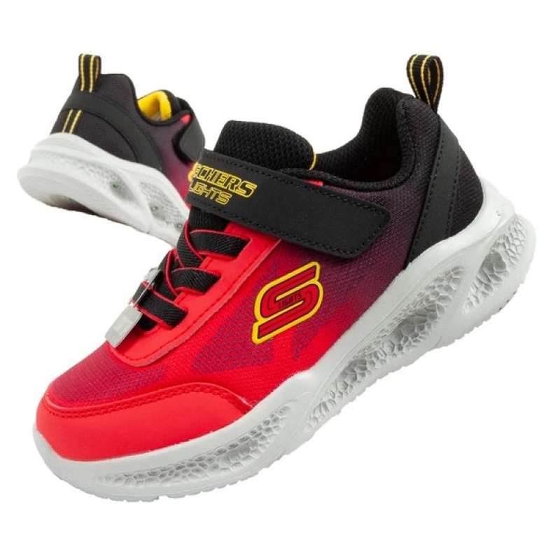 Skechers S Lights-Metteor 401495N/RDBK shoes red 1