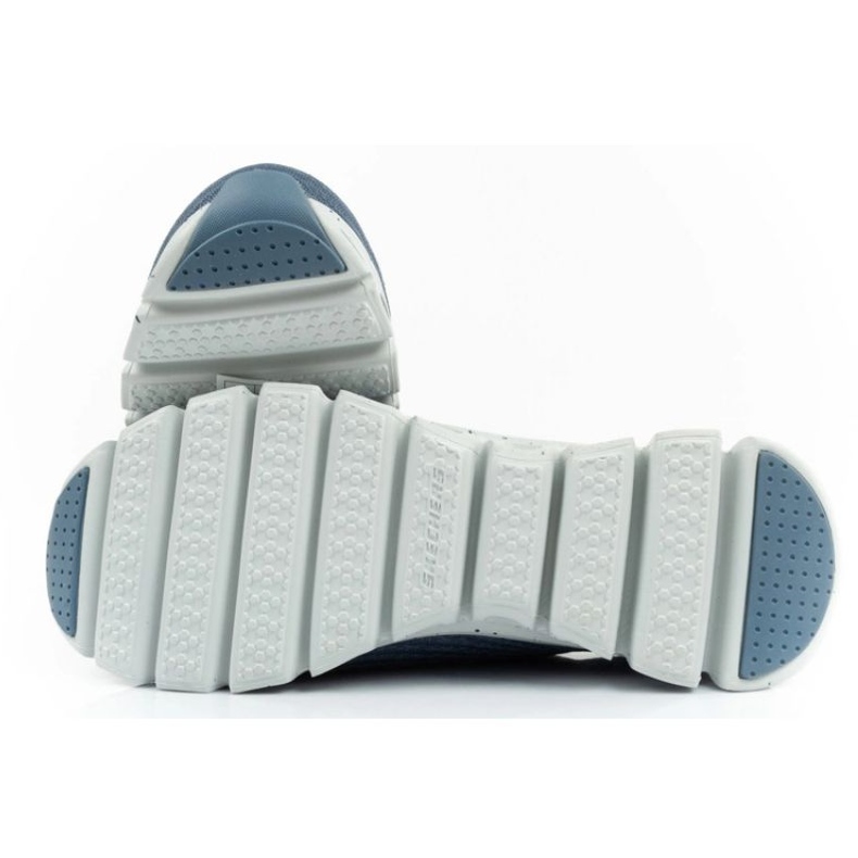 Skechers Glide-Step 104571/SLT shoes with a membrane blue 1