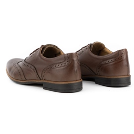 Olivier Formal shoes leather brogs 306gt brown mocha 3