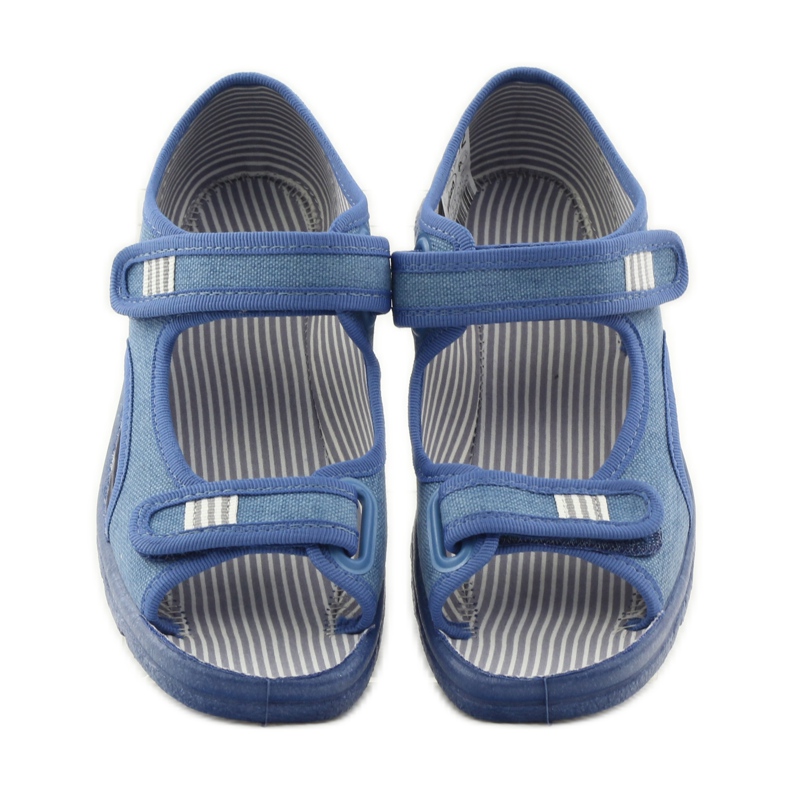 Sandals, slippers Befado 113y010 blue 4