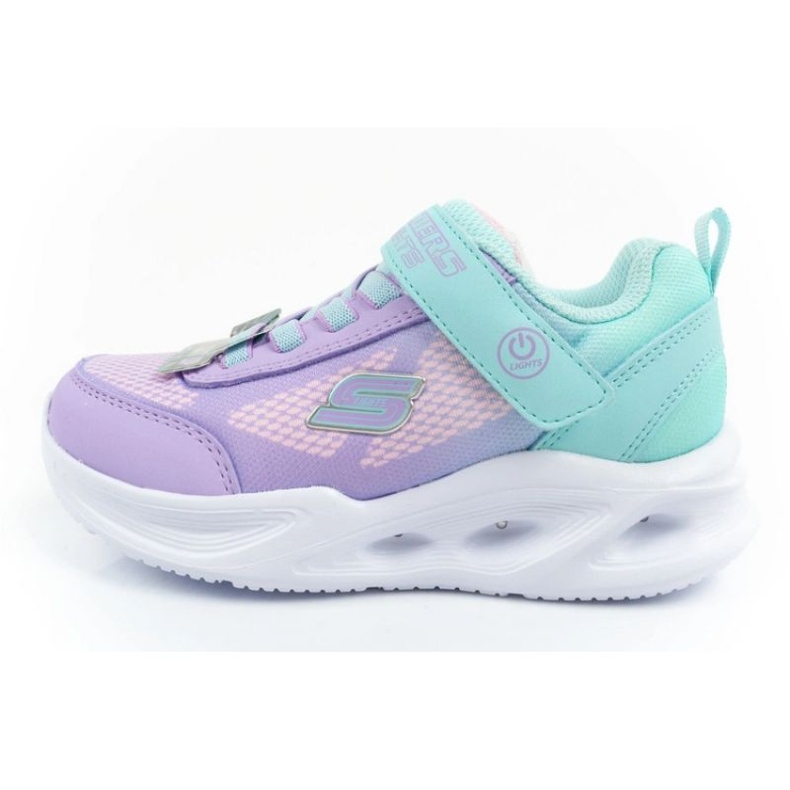SKECHERS S LIGHTS-SLA GLOW 303714L/TQLV shoes violet 1