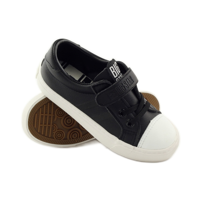 Big star 374039 black sports sneakers white 3