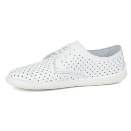 Olivier Women's barefoot minimalist openwork 1288pol white 1