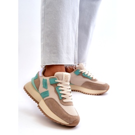 Women's sports sneakers big star nn274973 beige 2