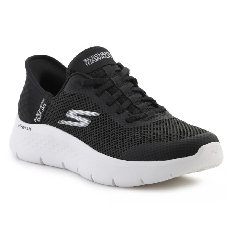 Skechers Slip-Inss: Go Walk Flex-Grand Entry 124836-BKW shoes black 1