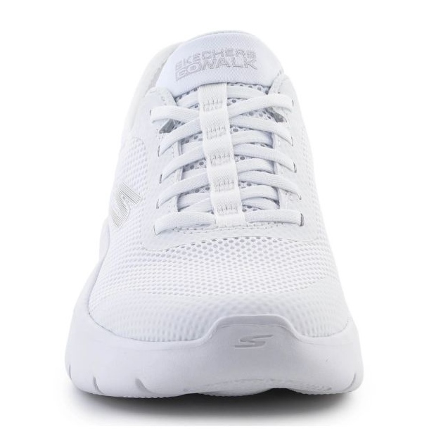 Skechers Slip-Inss: Go Walk Flex-Grand Entry 124836-WHT shoes white 2 Skechers Slip-Inss: Go Walk Flex-Grand Entry 124836-WHT shoes white 2